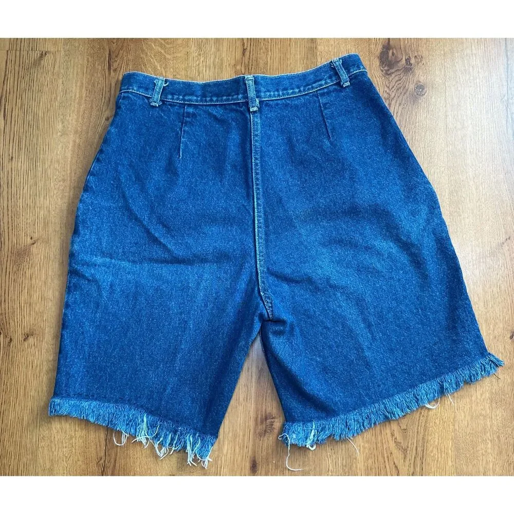Vintage 70s Women's Denim, Natchez, Cut-off Jean Shorts,‎ Made in USA, High-rise